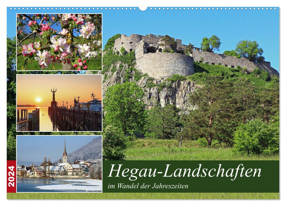 Hegau-Landschaften (CALVENDO Wandkalender 2024)