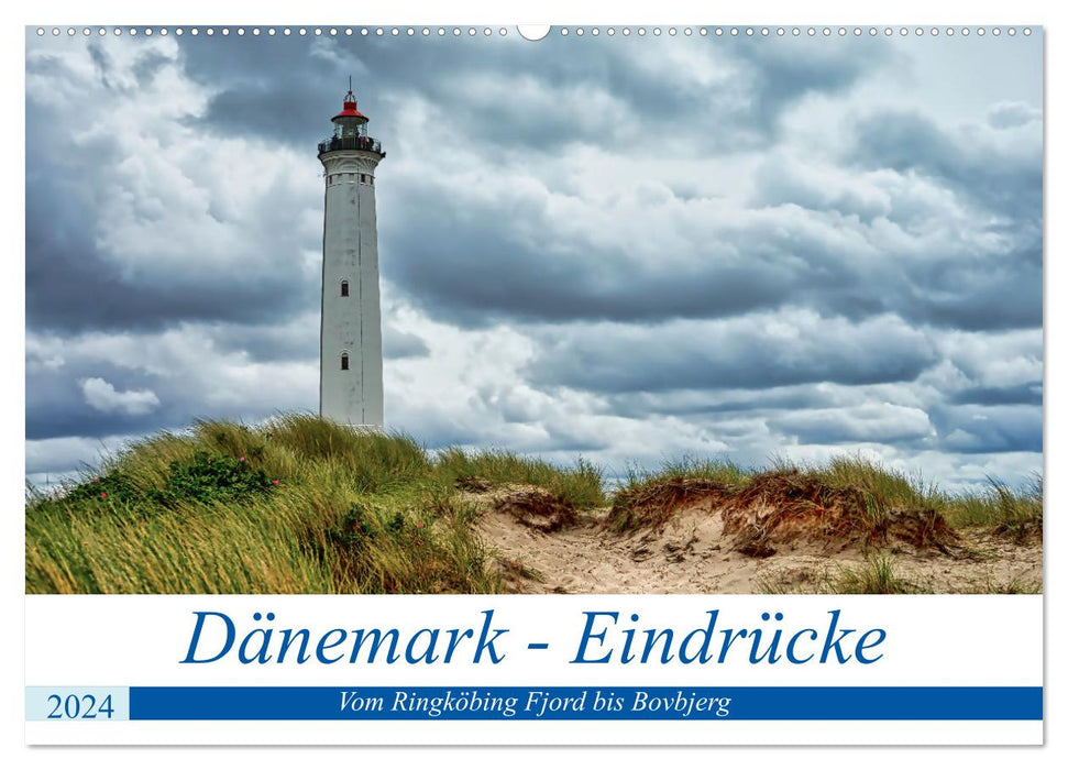 Dänemark - Eindrücke Vom Ringköbing Fjord bis Bovbjerg (CALVENDO Wandkalender 2024)