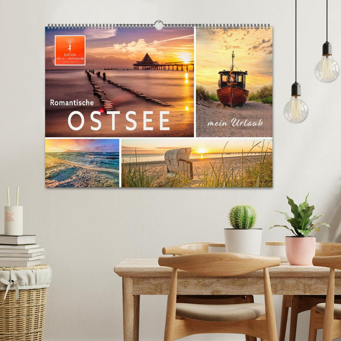 Romantische Ostsee - mein Urlaub (CALVENDO Wandkalender 2024)