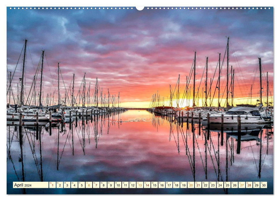 Romantische Ostsee - mein Urlaub (CALVENDO Wandkalender 2024)