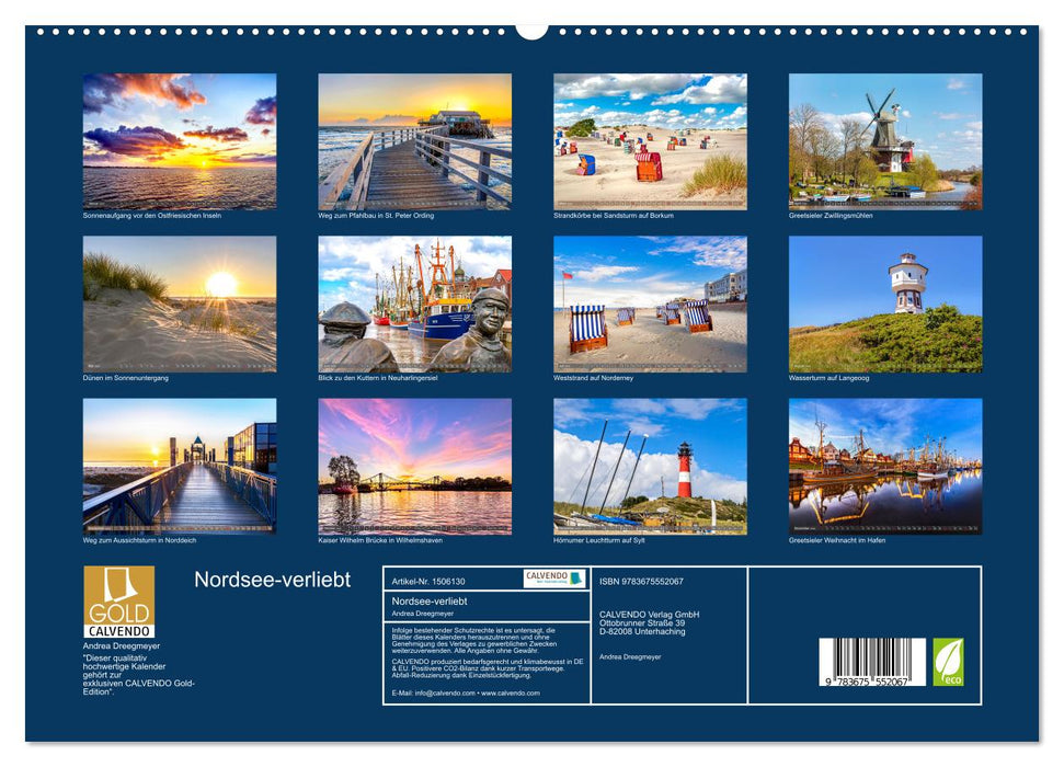 NORDSEE-VERLIEBT (CALVENDO Premium Wandkalender 2024)