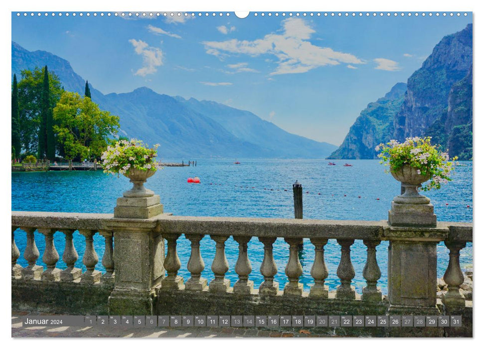 Gardasee, Italien (CALVENDO Premium Wandkalender 2024)