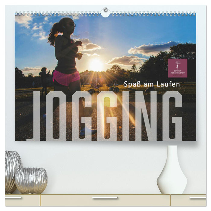 Jogging - Spaß am Laufen (CALVENDO Premium Wandkalender 2024)