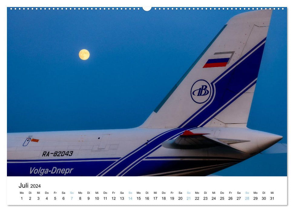 Air Cargo - Frachtflugzeuge, Giganten der Lüfte (CALVENDO Premium Wandkalender 2024)