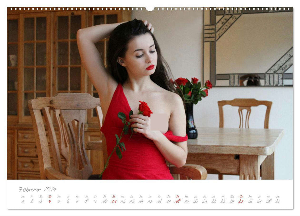 Erotik Fotoart - Frauen sexy & elegant (CALVENDO Premium Wandkalender 2024)