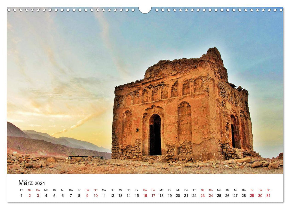 OMAN - eine Bilderreise durch das Sultanat. (CALVENDO Wandkalender 2024)