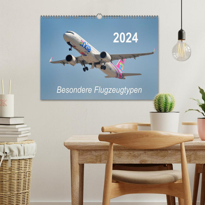 Besondere Flugzeugtypen (CALVENDO Wandkalender 2024)