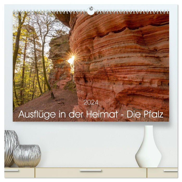Ausflüge in der Heimat - Die Pfalz (CALVENDO Premium Wandkalender 2024)