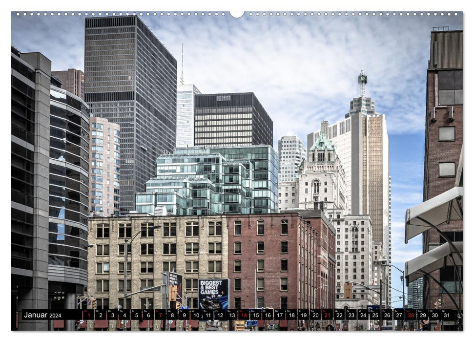 Toronto - Kanadas Metropole (CALVENDO Premium Wandkalender 2024)