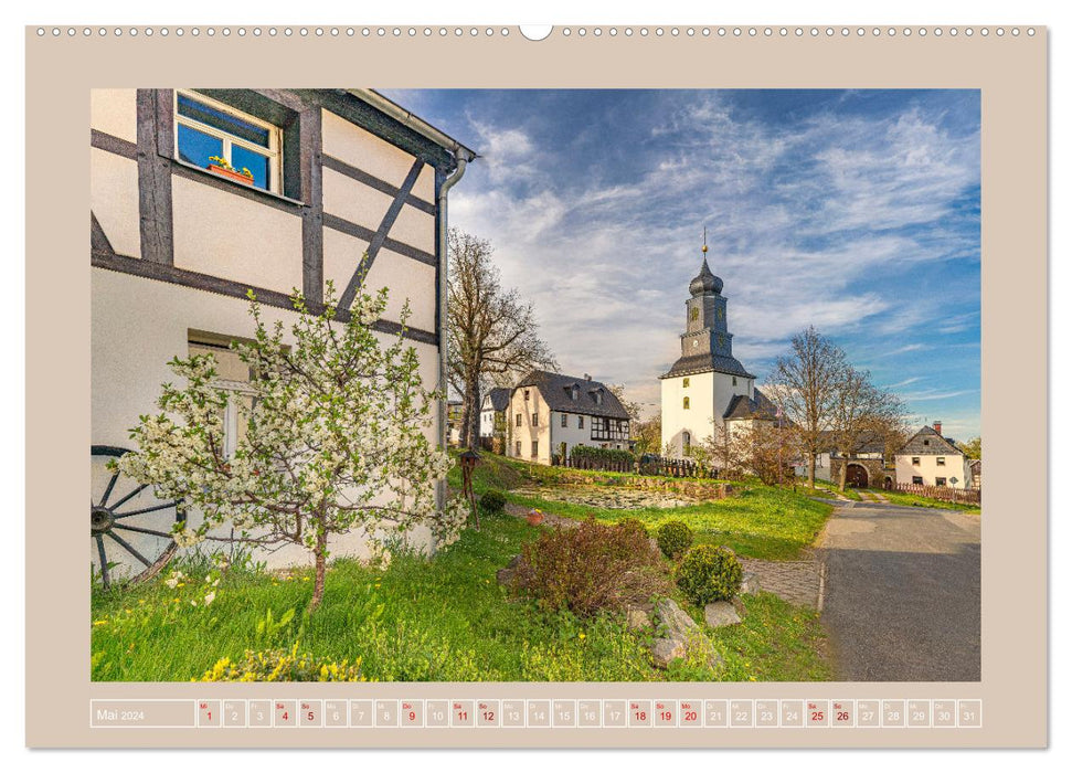 Vogtland - 900 Jahre Plauen (CALVENDO Premium Wandkalender 2024)