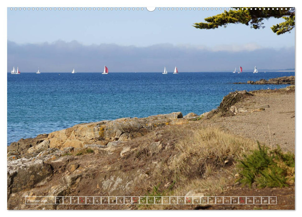 Anblicke und Ausblicke in der Bretagne (CALVENDO Premium Wandkalender 2024)