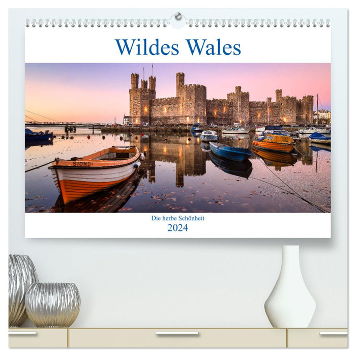 Wildes Wales (CALVENDO Premium Wandkalender 2024)
