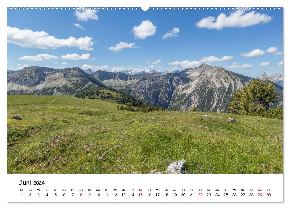 Bergpixels Wanderlust (CALVENDO Premium Wandkalender 2024)