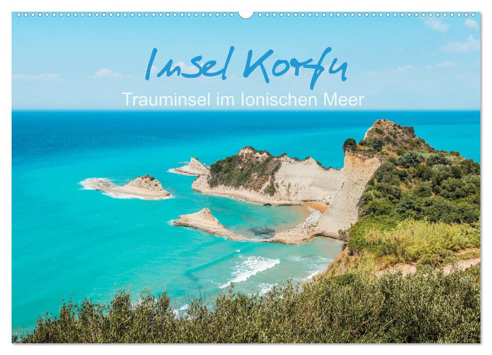 Insel Korfu - Trauminsel im Ionischen Meer (CALVENDO Wandkalender 2024)