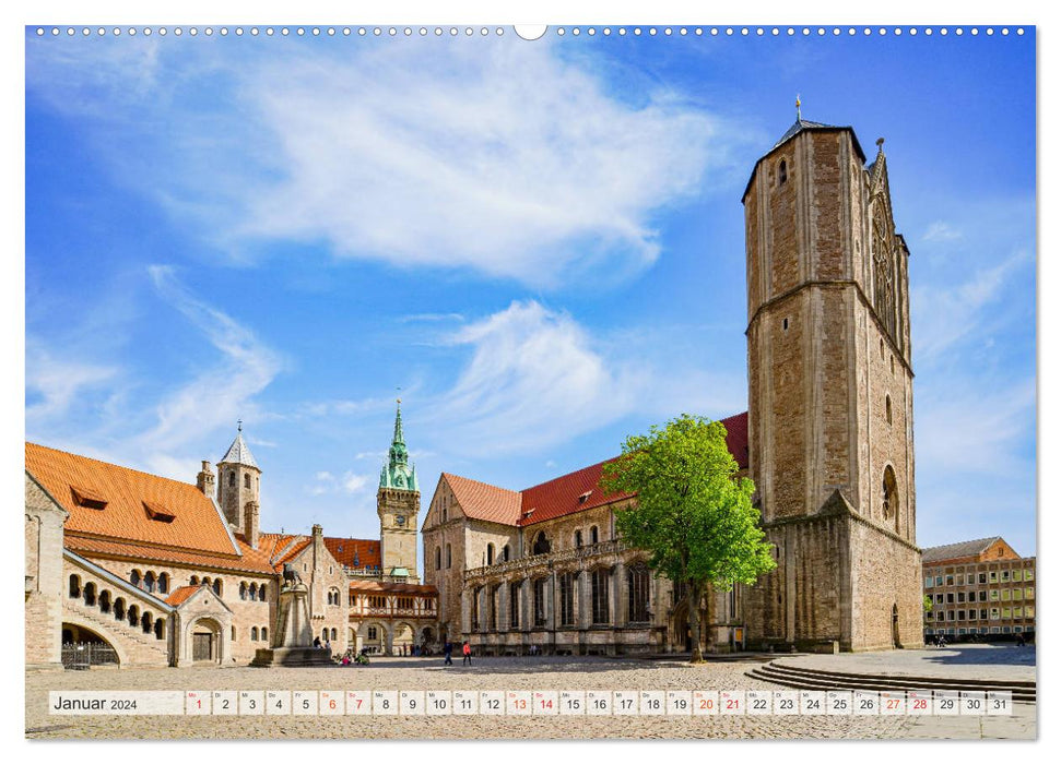 Braunschweig Impressionen (CALVENDO Premium Wandkalender 2024)