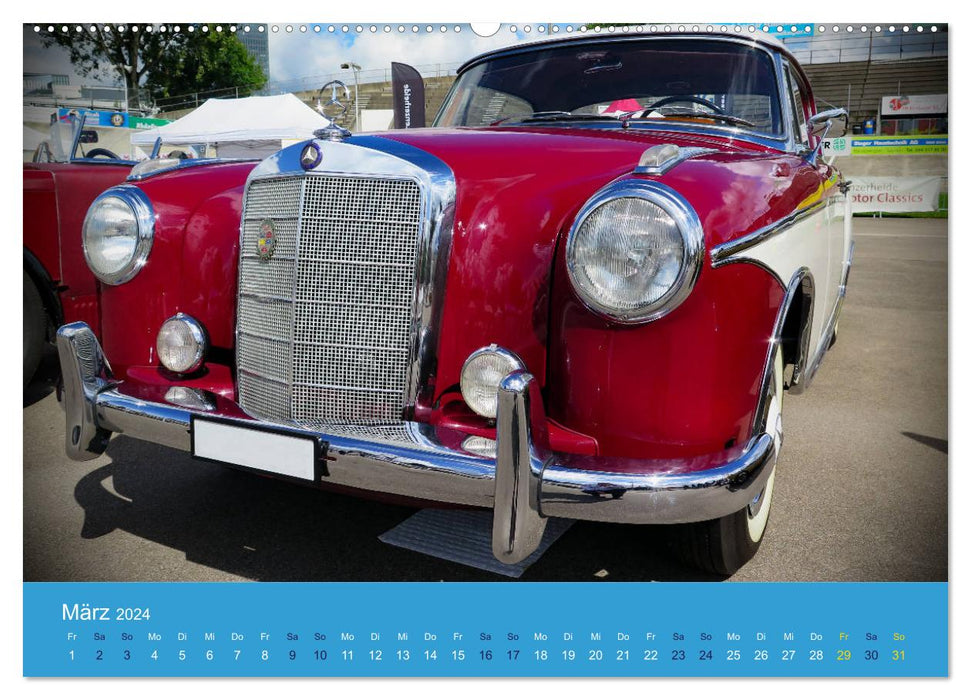 Mercedes Classics (CALVENDO Premium Wall Calendar 2024) 