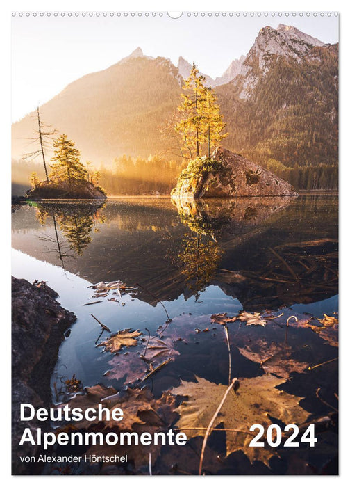 Deutsche Alpenmomente (CALVENDO Wandkalender 2024)