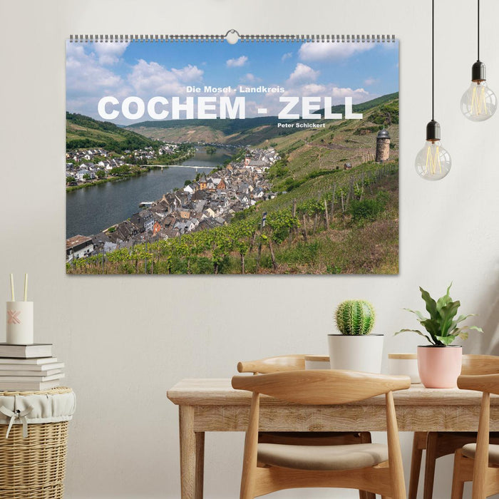 Die Mosel - Landkreis Cochem - Zell (CALVENDO Wandkalender 2024)