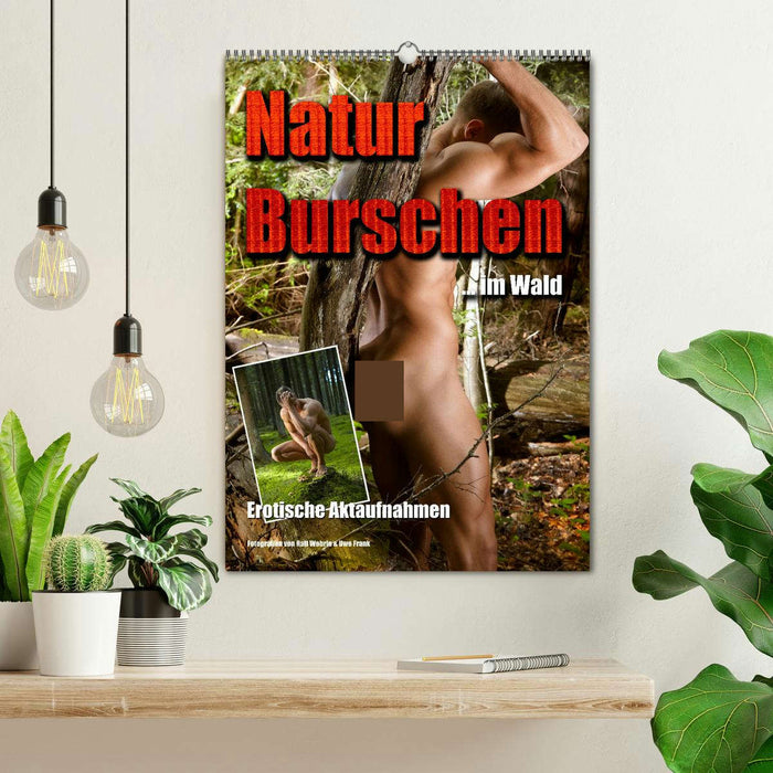 Nature boys in the forest (CALVENDO wall calendar 2024) 