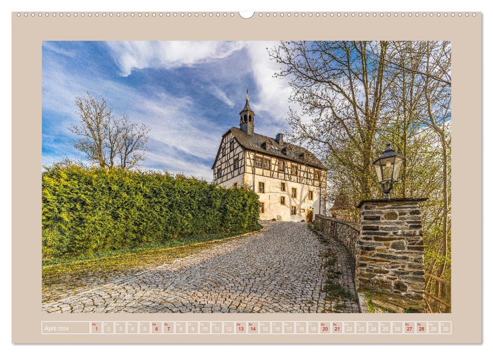 Vogtland - 900 years of Plauen (CALVENDO wall calendar 2024) 