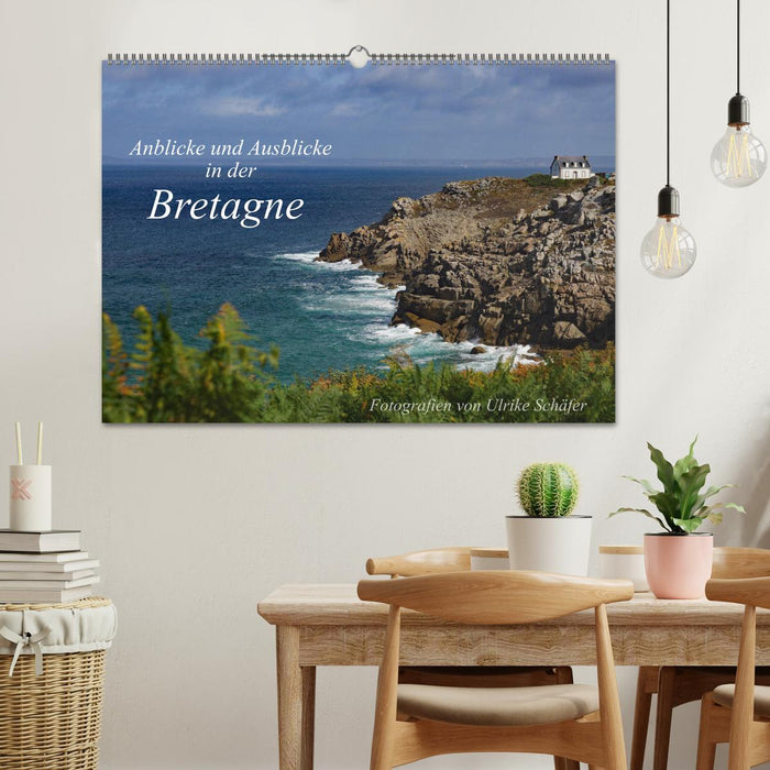 Sights and views in Brittany (CALVENDO wall calendar 2024) 