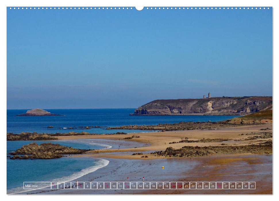 Anblicke und Ausblicke in der Bretagne (CALVENDO Wandkalender 2024)