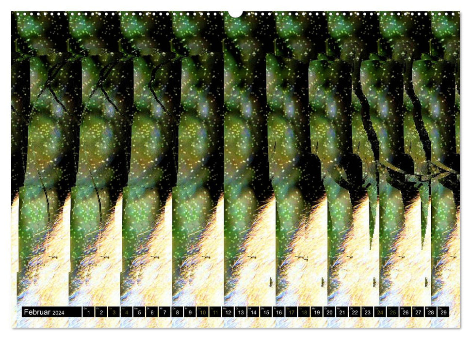 Magical images - 3D stereograms (CALVENDO wall calendar 2024) 
