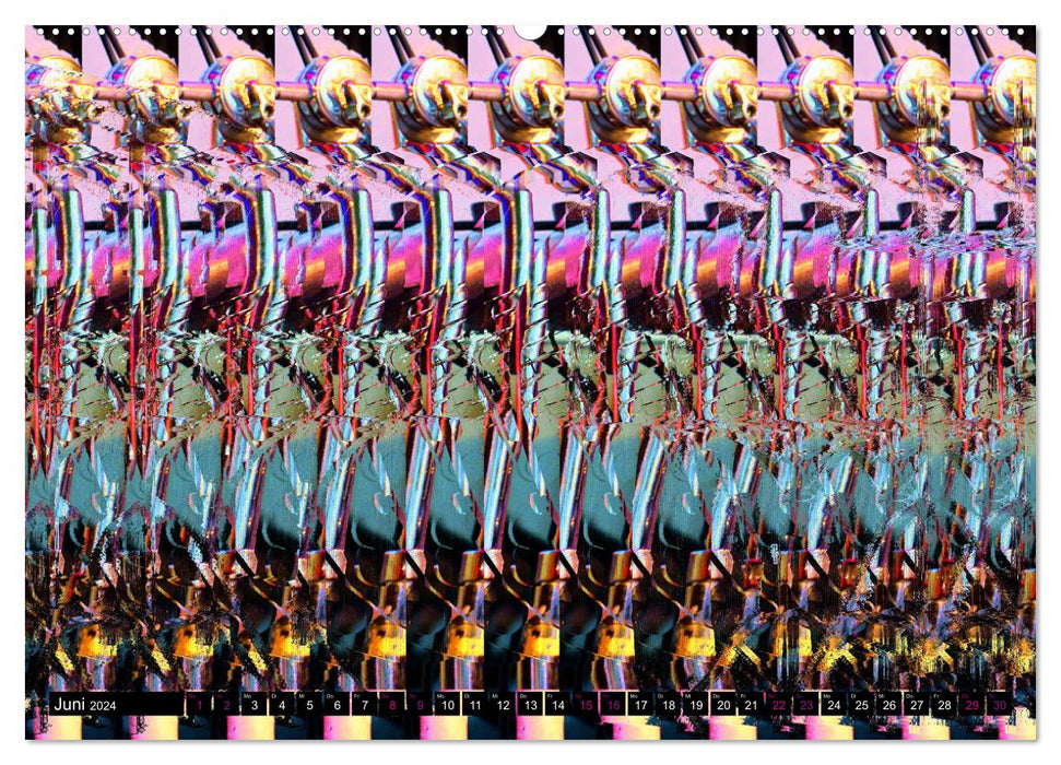 Magische Bilder - 3D Stereogramme (CALVENDO Wandkalender 2024)