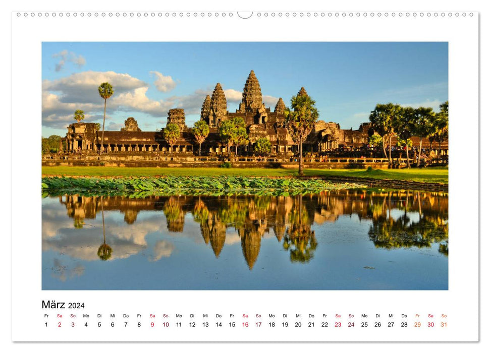 Wanderlust - The most beautiful travel destinations in the world (CALVENDO wall calendar 2024) 