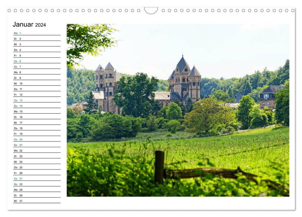 Landscapes in the Eifel (CALVENDO wall calendar 2024) 