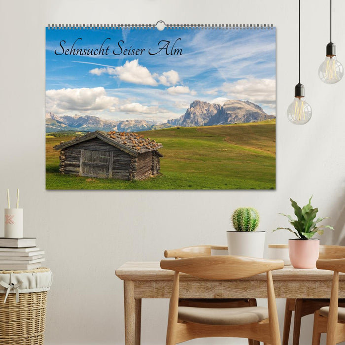 Longing Seiser Alm (CALVENDO wall calendar 2024) 