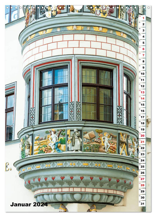 Gera - city on the white Elster (CALVENDO wall calendar 2024) 