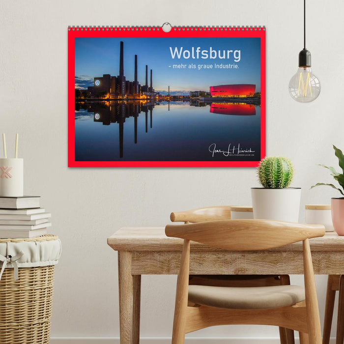 Wolfsburg - more than gray industry. (CALVENDO wall calendar 2024) 