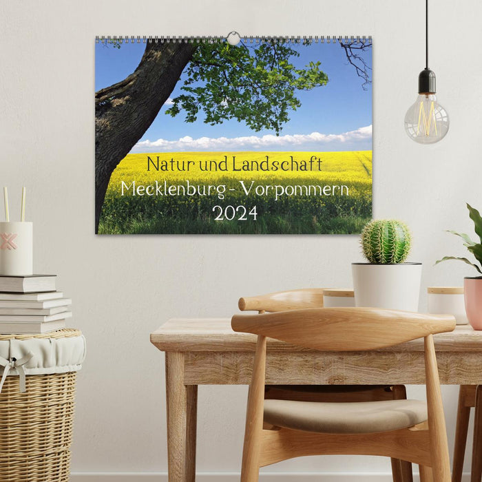 Nature and landscape Mecklenburg - Western Pomerania 2024 (CALVENDO wall calendar 2024) 