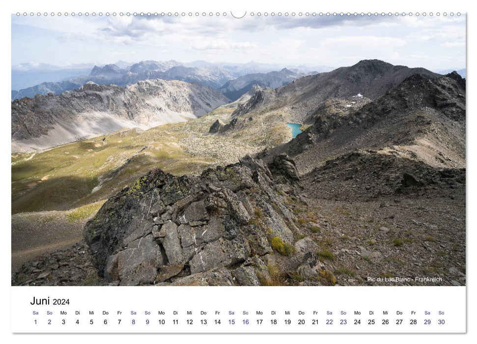 Sensucht Mountains - Moments of Light (CALVENDO Wall Calendar 2024) 