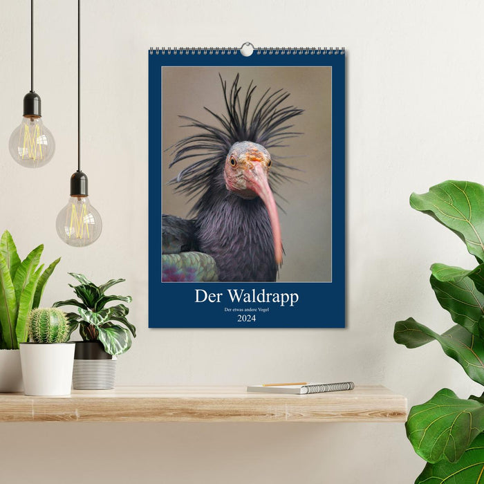 The northern bald ibis - the slightly different bird (CALVENDO wall calendar 2024) 