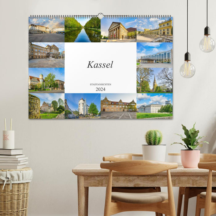 Kassel Stadtansichten (CALVENDO Wandkalender 2024)