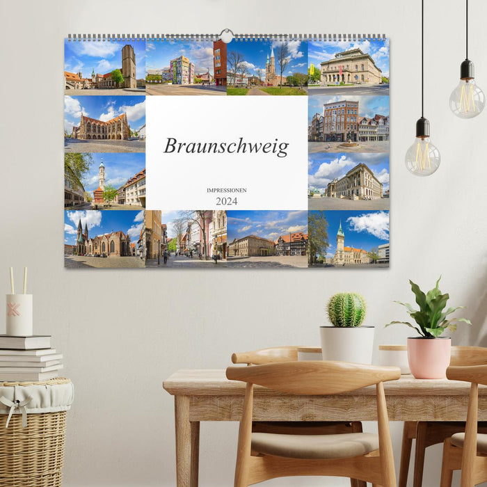 Braunschweig impressions (CALVENDO wall calendar 2024) 