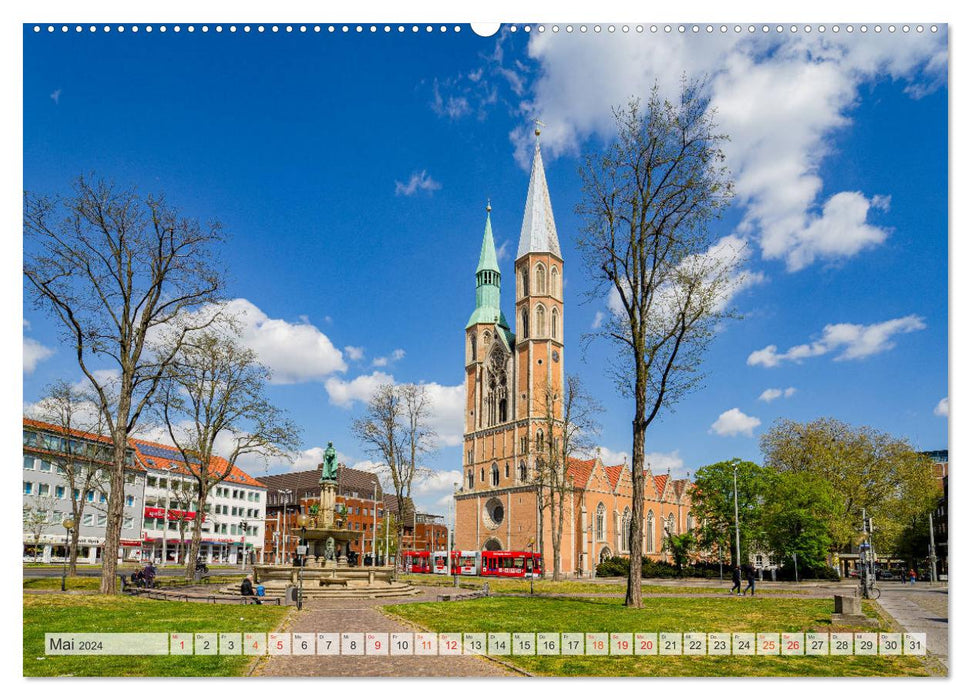 Braunschweig impressions (CALVENDO wall calendar 2024) 
