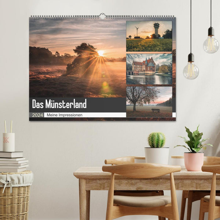 Das Münsterland - Meine Impressionen (CALVENDO Wandkalender 2024)