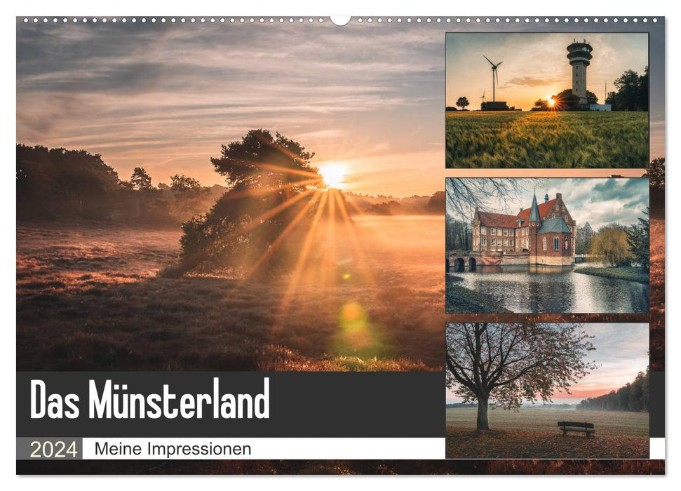 Das Münsterland - Meine Impressionen (CALVENDO Wandkalender 2024)