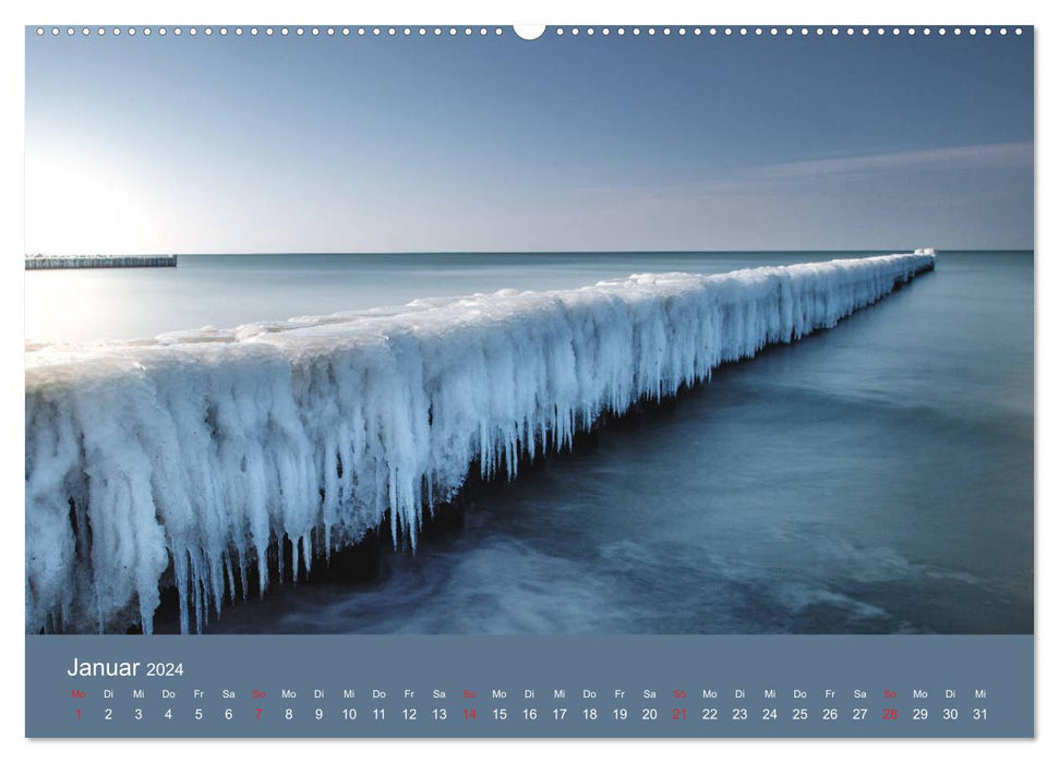 Baltic Sea - Pearls from Mecklenburg-Western Pomerania (CALVENDO wall calendar 2024) 