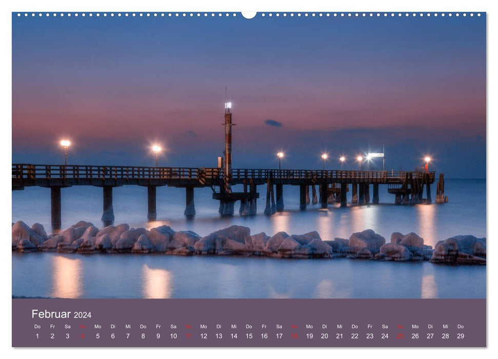 Baltic Sea - Pearls from Mecklenburg-Western Pomerania (CALVENDO wall calendar 2024) 