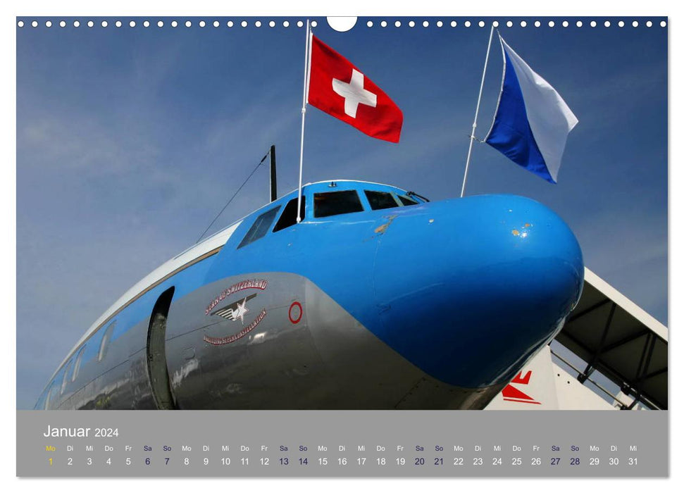 Lockheed Super Constellation - Legende der Lüfte (CALVENDO Wandkalender 2024)