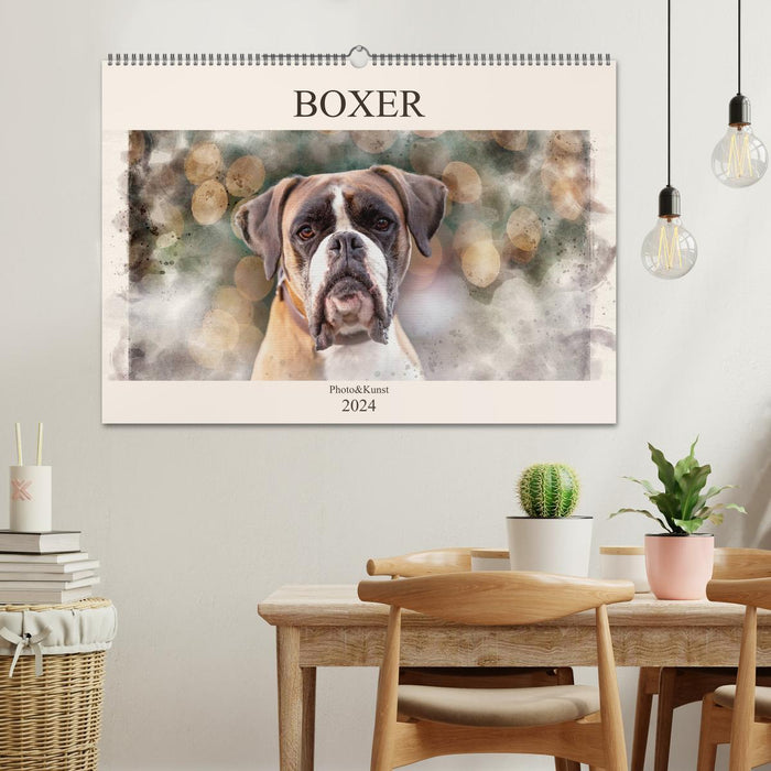 Boxer Photo&Kunst (CALVENDO Wandkalender 2024)