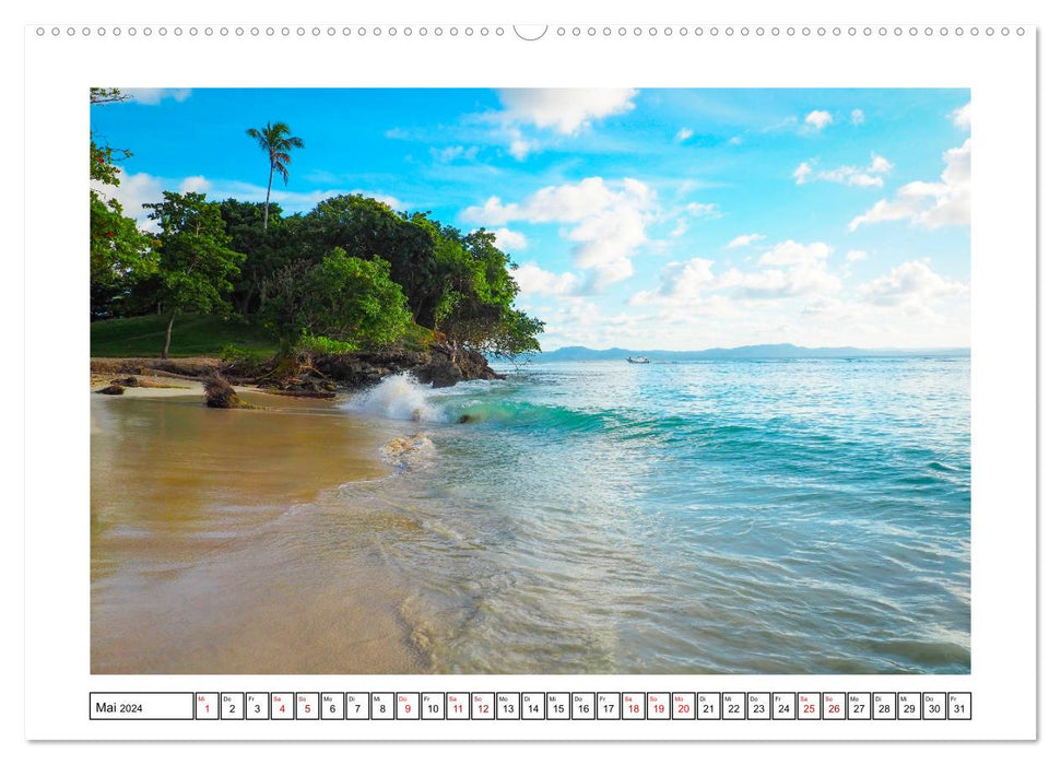 Dominikanische Karibik (CALVENDO Premium Wandkalender 2024)