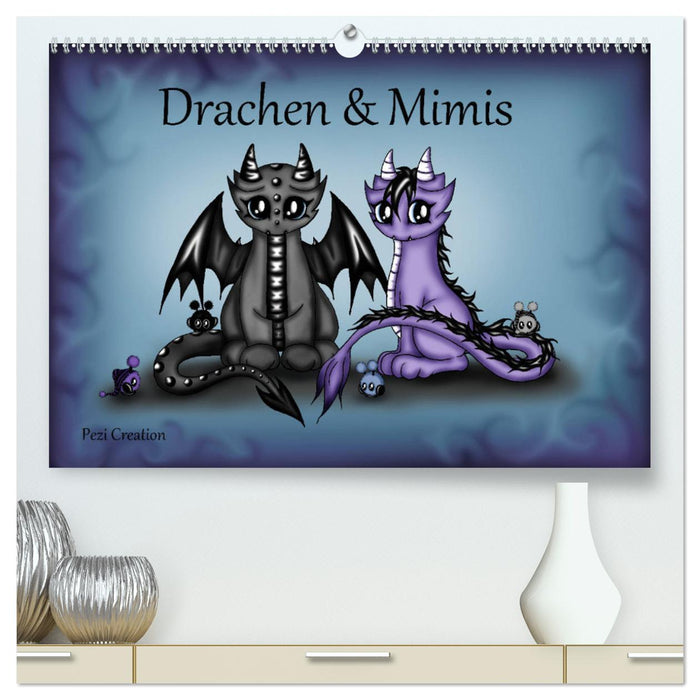 Drachen & Mimis (CALVENDO Premium Wandkalender 2024)