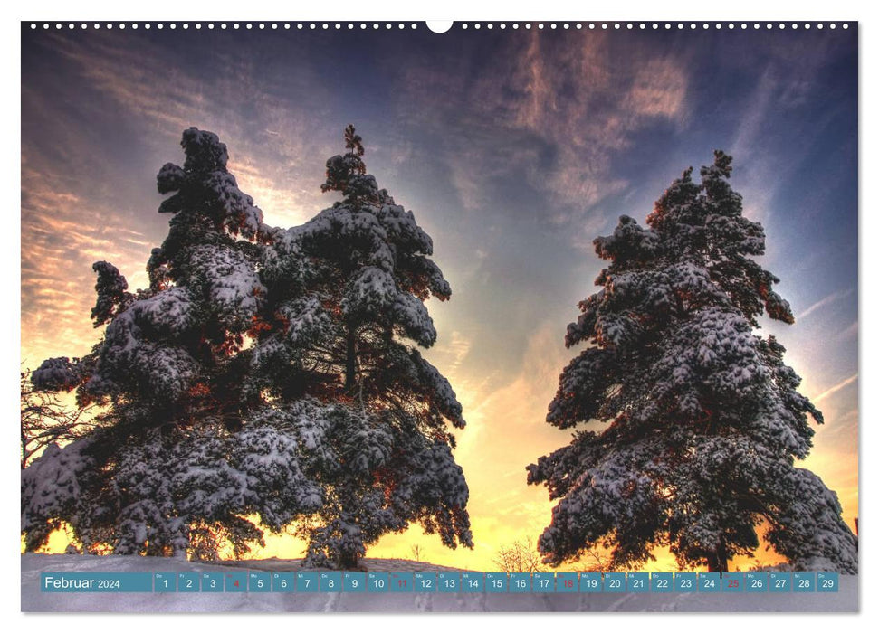 Fantastic weather photos (CALVENDO Premium Wall Calendar 2024) 