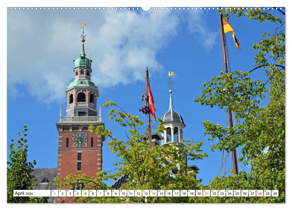 Empty - Pearl of East Frisia (CALVENDO Premium Wall Calendar 2024) 