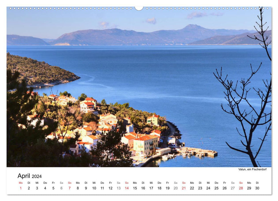 Croatia's island magic, Cres (CALVENDO Premium Wall Calendar 2024) 